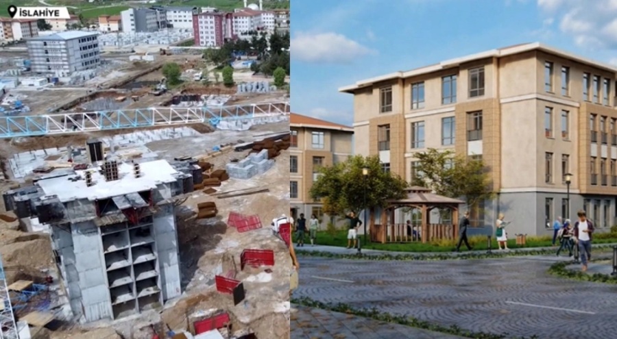 Bakan Murat Kurum'dan Gaziantep İslahiye'deki kalıcı konutlara ilişkin paylaşım