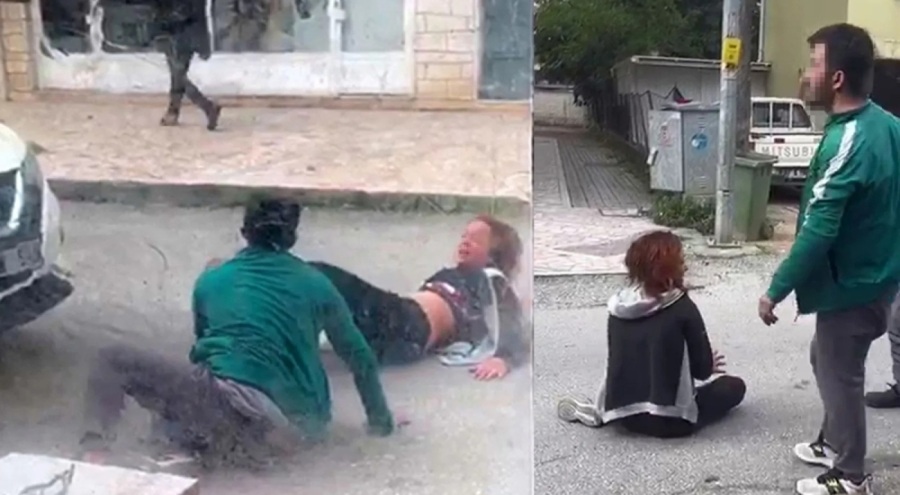 Antalya'da karı-koca kavga edip kadın polisi yaraladı!