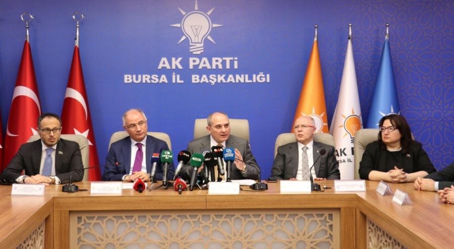 Yeni Azerbaycan Partisi heyeti Bursa'da ziyaretler gerçekleştirdi