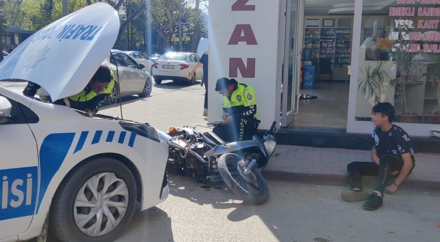 Bursa'da kaza yapan çocuk polislere yalvardı: Ceza yazma. Valla keser beni babam