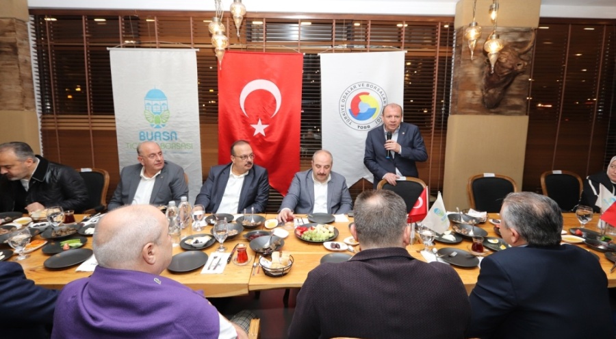 Bakan Varank, Bursa Ticaret Borsası'nın sahur programına katıldı