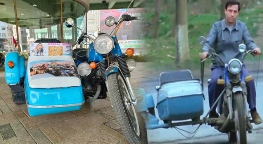 Yeşilçam hatırası motosiklet depremzedeler için satışta