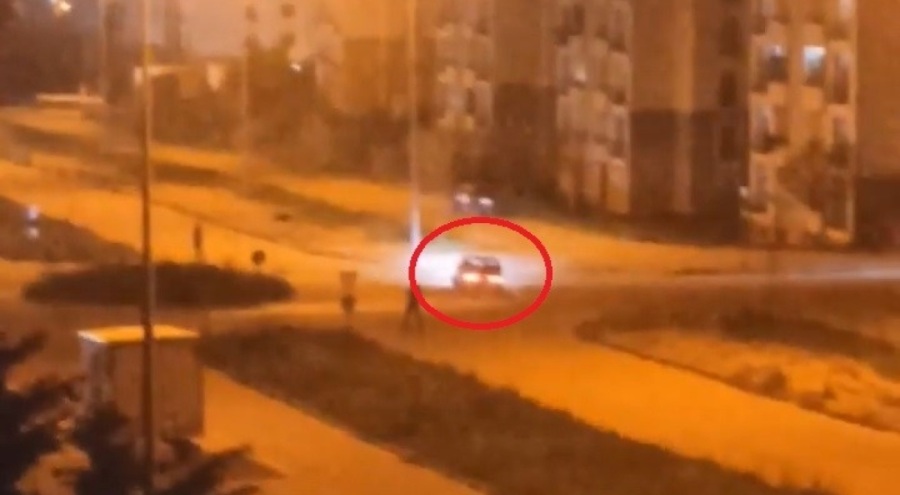 Bursa'da mahalle sakinlerine drift şoku!