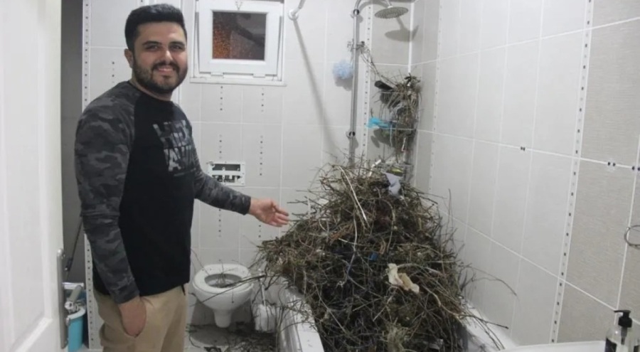 Tatilden evine dönünce karşılaştığı manzara şoke etti: Ben yokken evime çökmüşler!