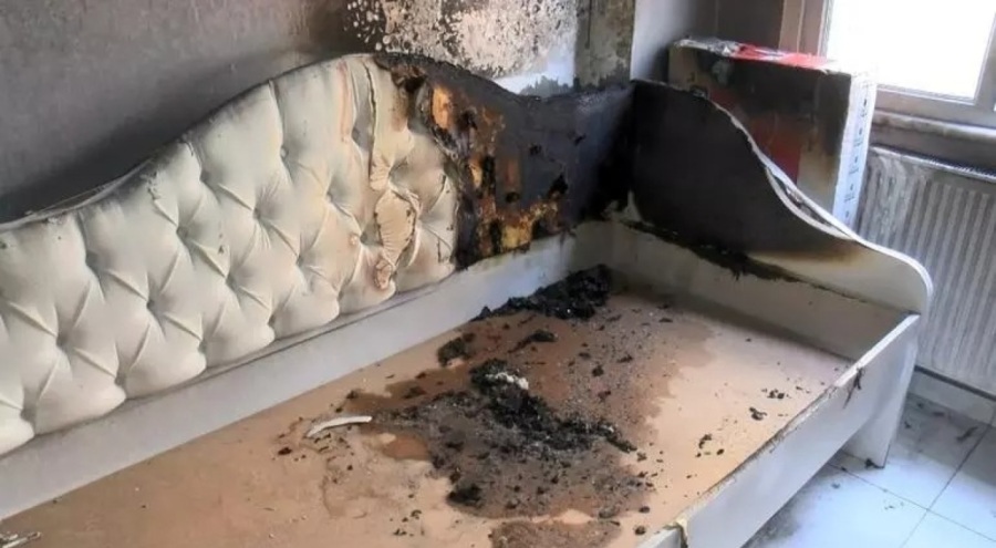 13 yaşındaki çocuk, video çekerken evi yaktı