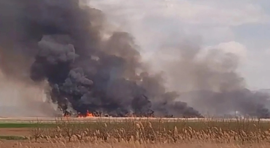 Kayseri'de milli parkta yangın!