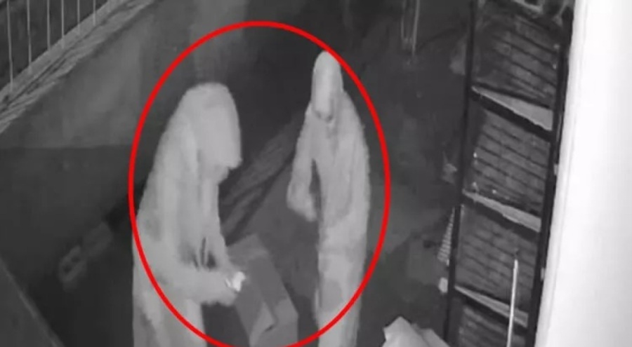 Kümesteki tavukları çalan kadınlar kameralara yakalandı