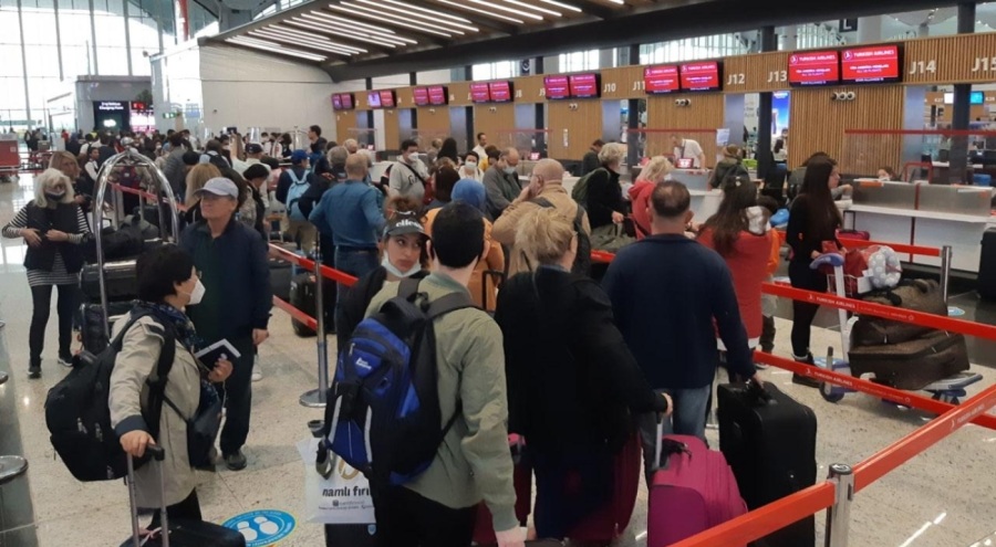 İstanbul Havalimanı'nda bayram hareketliliği
