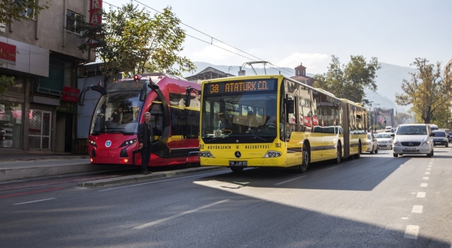 Bursa'da bayramın birinci günü toplu taşıma ücretsiz