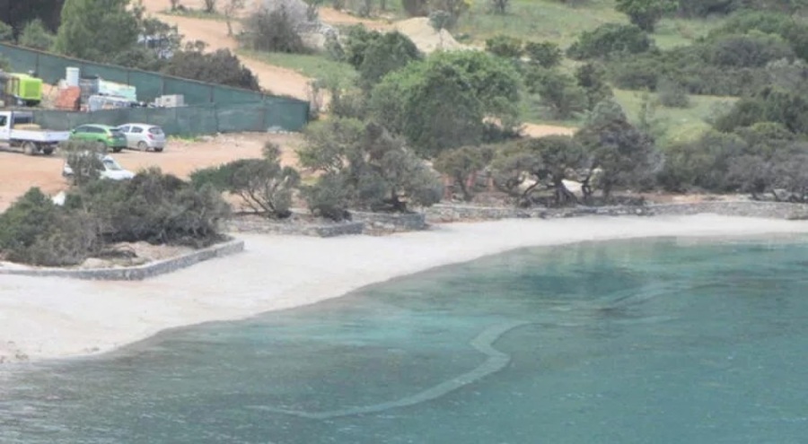 Bodrum sahiline kum döken firmaya tutanak hakkında tutuldu