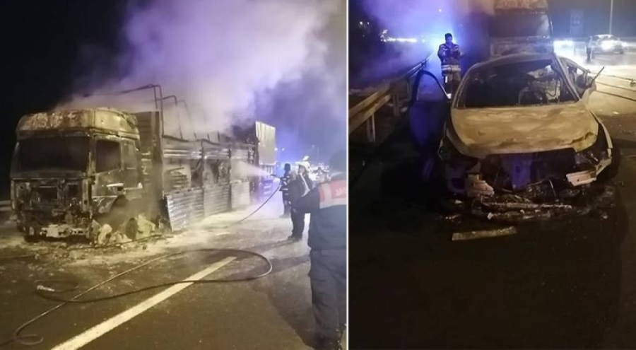 Bolu'da TIR'a çarpan otomobilde, aynı aileden 4 kişi yaşamını yitirdi