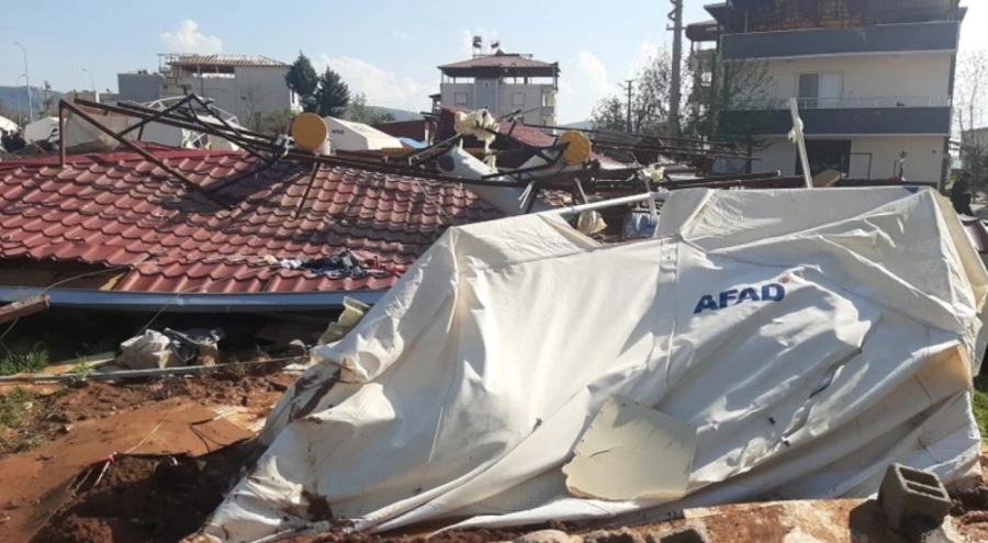 Depremin vurduğu Kahramanmaraş'ta hortum çıktı: Ölü ve yaralılar var