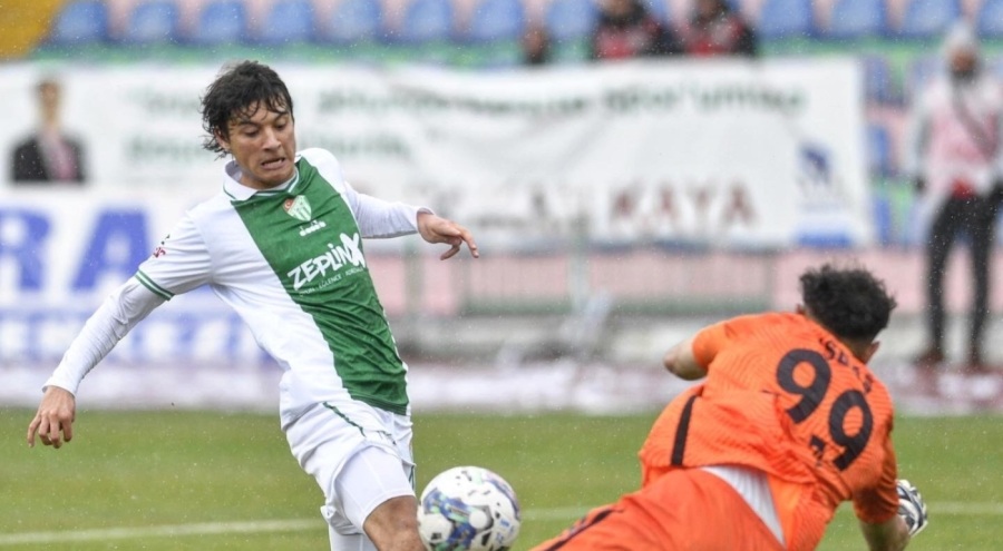 Bursaspor Isparta karşısında berabere kaldı