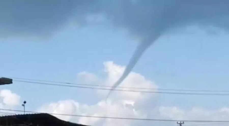 Akdeniz'de hortum çıktı