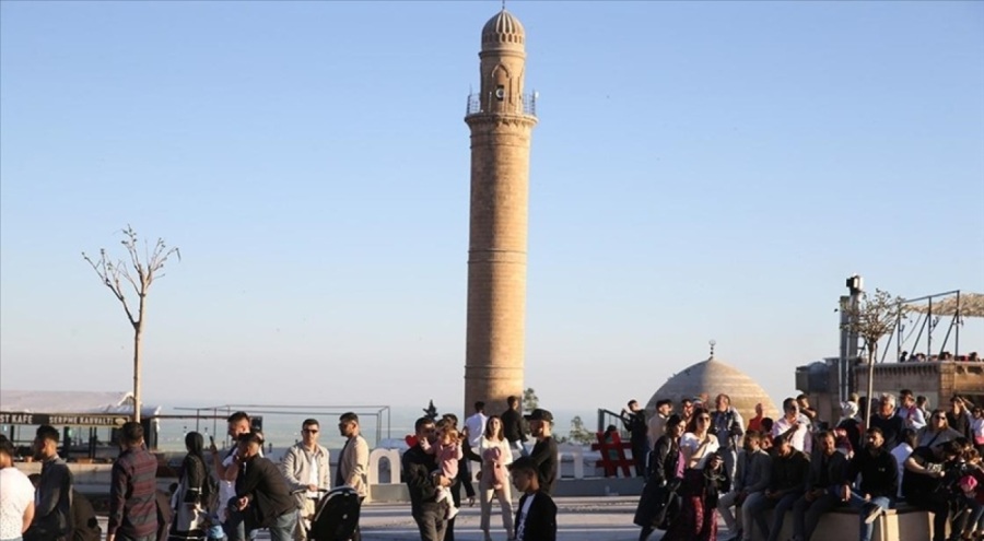 Mardin'de bayram tatili yoğunluğu