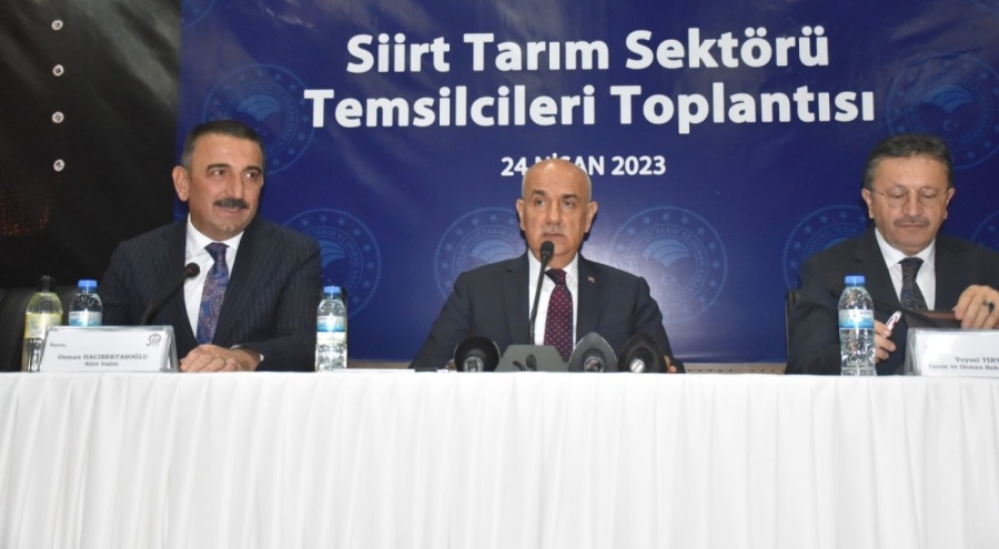 Bakan Kirişci: Tarım sektörü ihracatında 30 milyar doları yakaladık