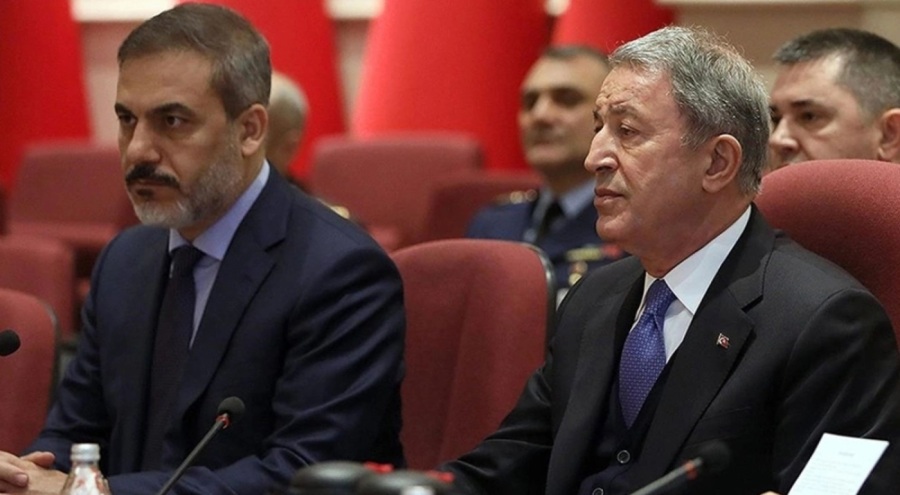 Milli Savunma Bakanı Akar ve MİT Başkanı Fidan Moskova'da