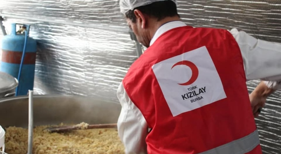 Kızılay Bursa Şubesi'nden depremzedelere destek