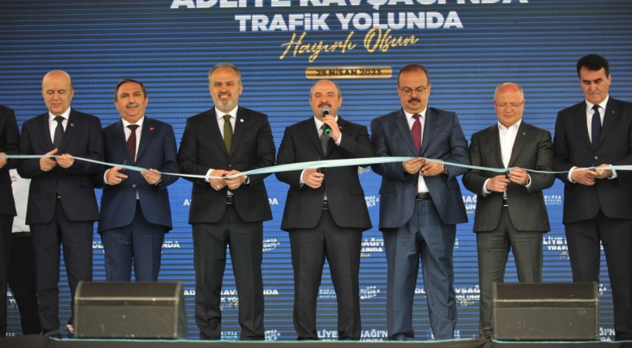 Bursa Adliye Kavşağı hizmete girdi
