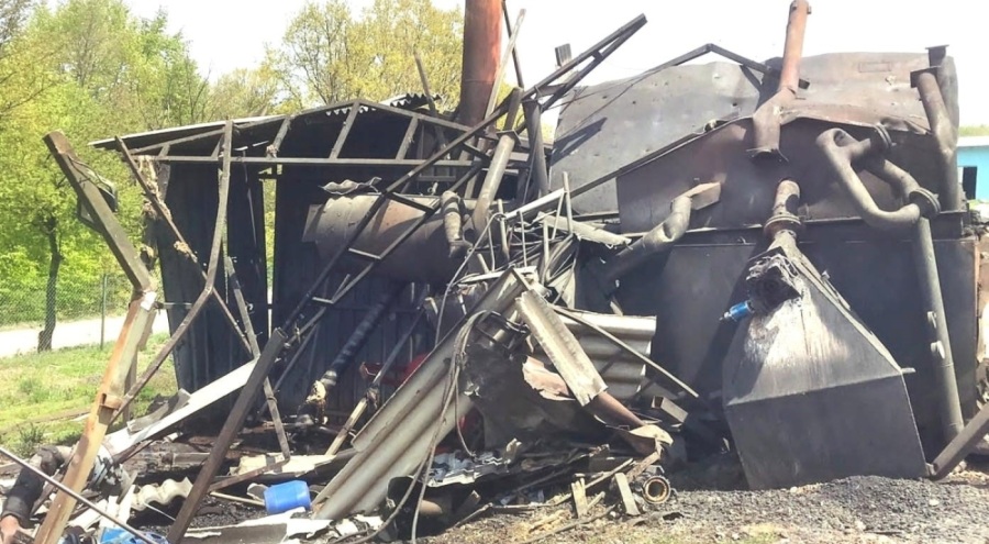 Bursa'da kalorifer kazanı bomba gibi patladı!