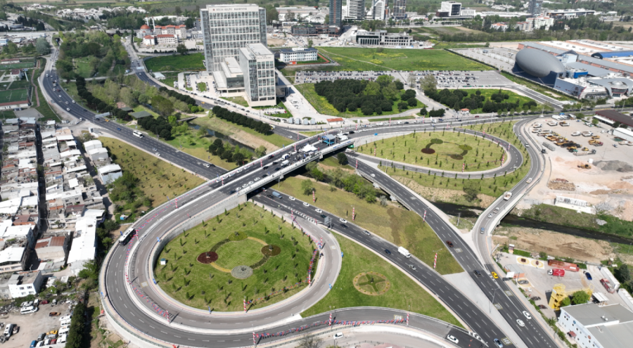 Bursa'da Adliye Kavşağı törenle açıldı