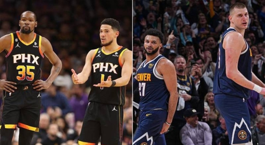 NBA'de Nuggets ve Suns konferans yarı finaline çıktı
