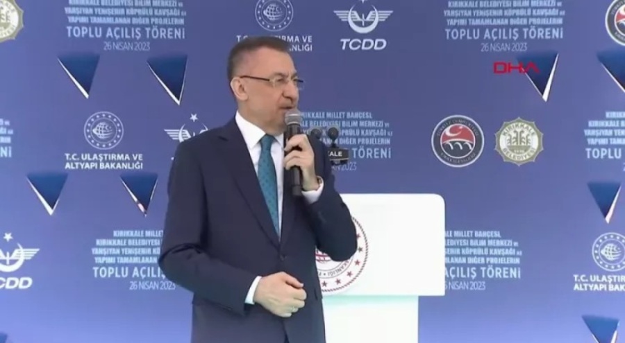 Cumhurbaşkanı Yardımcısı Oktay Ankara-Sivas hızlı tren hattı açılışında konuştu: Bu proje bölgeye çağ atlatacak