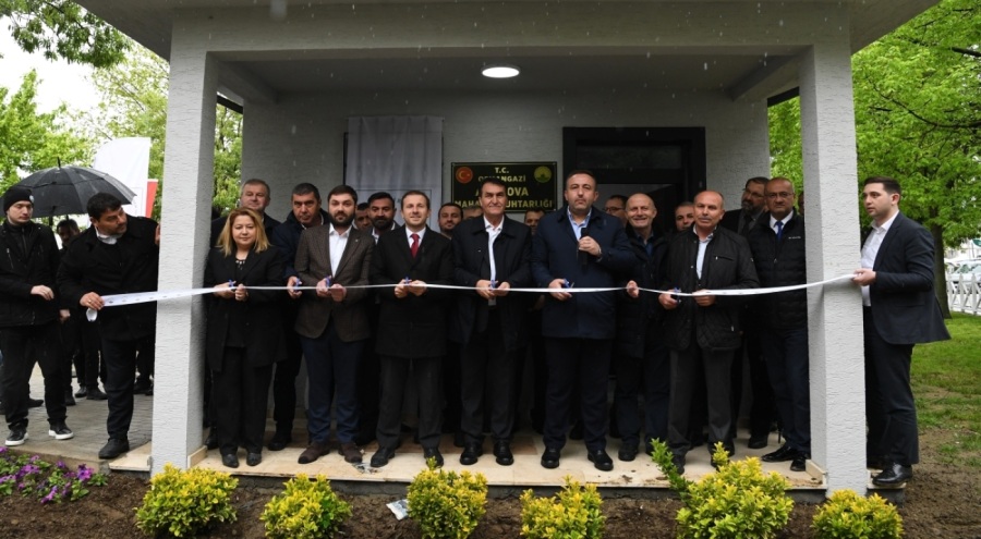 Bursa Osmangazi Altınova Mahallesi'ne yeni muhtarlık binası