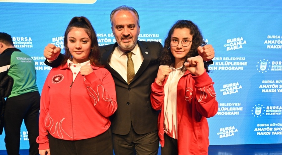 Bursa'da amatör kulüplere destek
