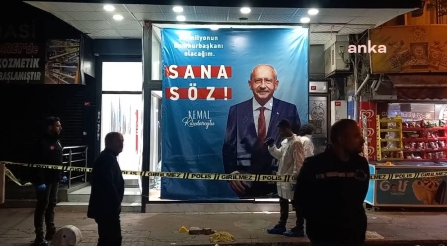 Millet İttifakı'nın seçim koordinasyon merkezine taşlı saldırı!