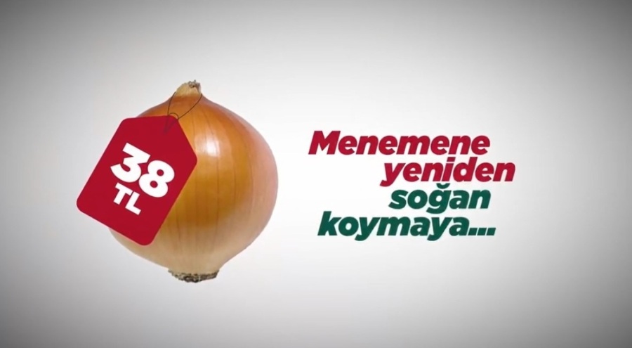 Gelecek Partisi'nden "soğan" videosu: Menemene yeniden soğan koymaya 16 gün kaldı!