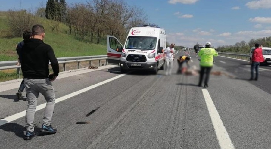Edirne'de feci kaza: Hamile kadın, karnındaki bebeğiyle hayatını kaybetti