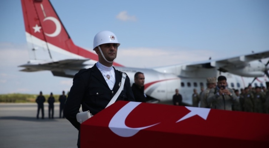 Şehit olan iki polis memuru için Şanlıurfa'da tören