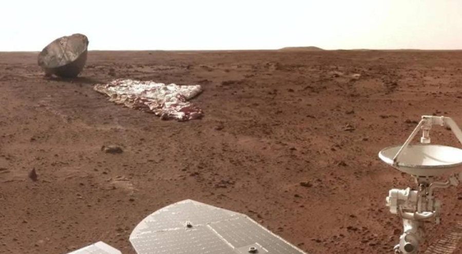 Çin: Mars'a 400 bin yıl önce kar yağmış