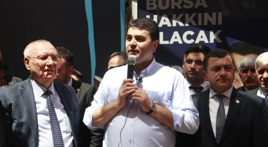 Demokrat Parti Genel Başkanı Uysal, Bursa'da esnaf ziyaretinde bulundu