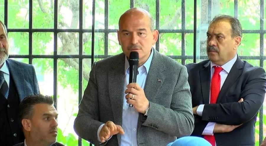 Bakan Soylu: PKK'nın yaptığı zafer işaretini yaptılar