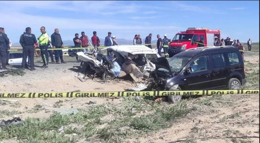 Konya'da kaza! 5 kişi öldü, 2 kişi yaralandı