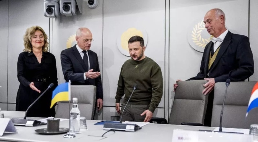 Zelenski'den Lahey ziyareti