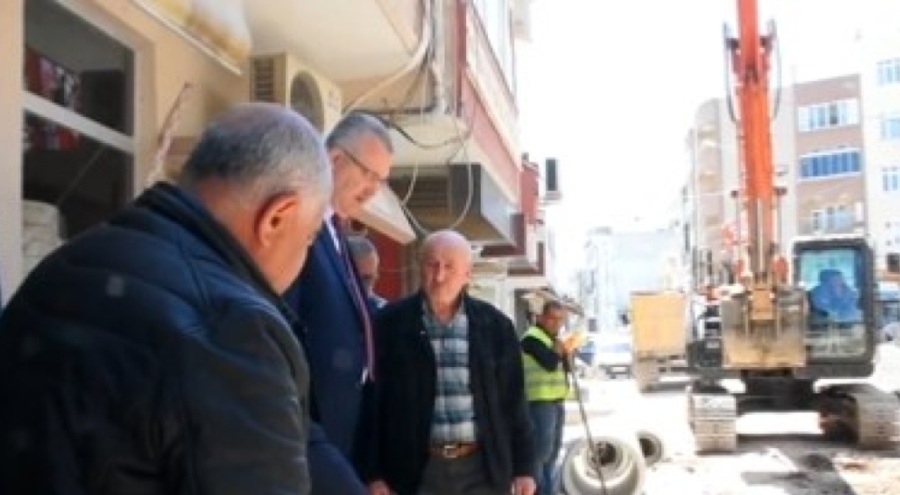 Bursa Karacabey'de altyapı sorunu çözülüyor