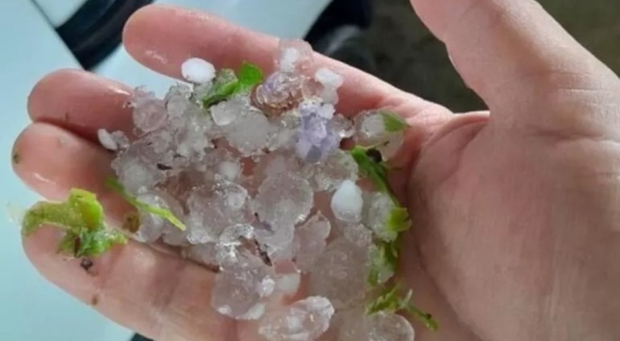 Çanakkale'de dolu ve sağanak