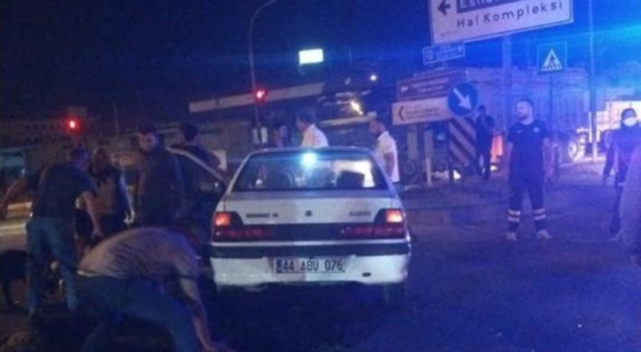 Mersin'de otomobilin çarptığı 20 koyun telef oldu