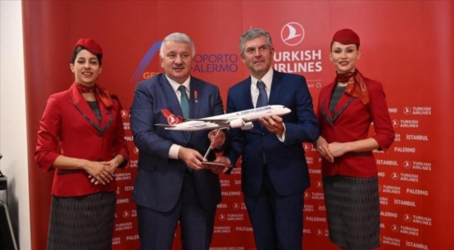 THY'de Palermo'ya direkt uçuşlar başladı