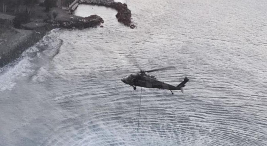 MSB'den KKTC'deki yangına helikopter desteği