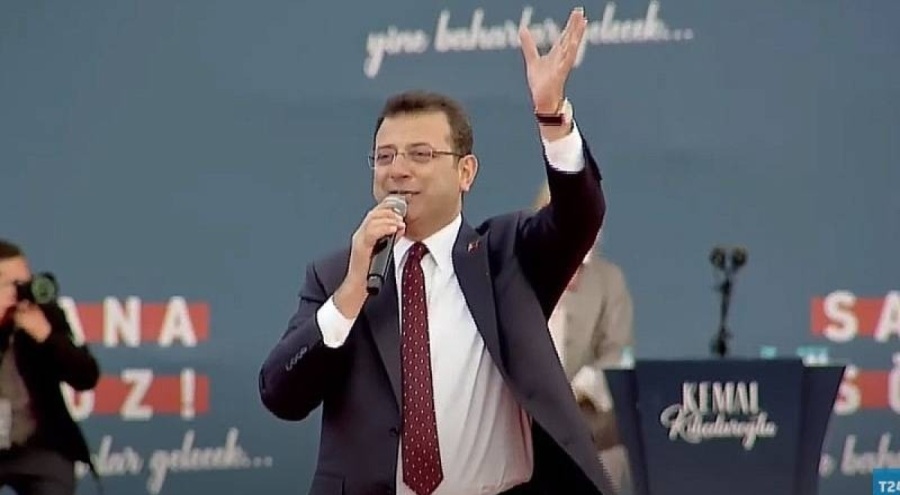 İmamoğlu, İstanbul mitinginde: İkinci tura bu işi bırakmayın; her türlü numarayı çeker bunlar