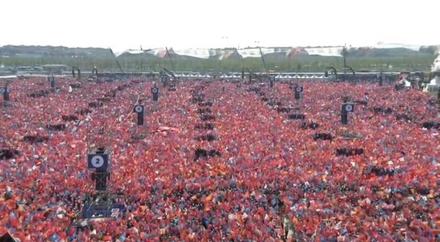 AK Parti'nin 'Büyük İstanbul Mitingi'ne 1 milyon 700 bin kişi katıldı