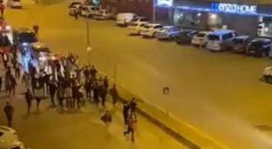 Erzurum sokakları da karıştı