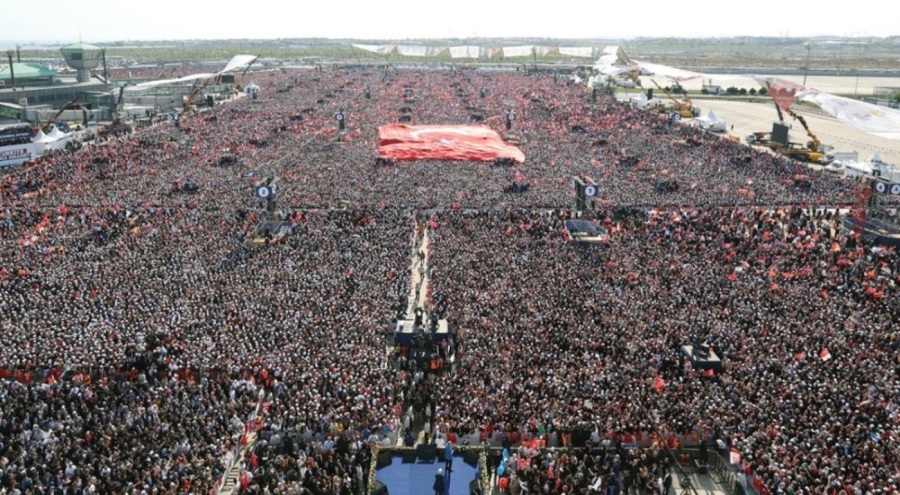 Erdoğan'dan İstanbul mitingi paylaşımı