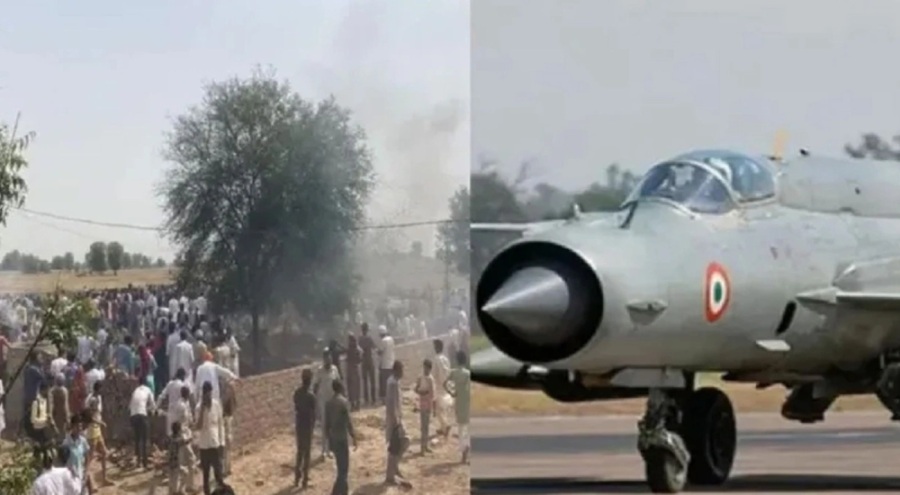 Hindistan'da savaş uçağı yerleşim yerine düştü: 2 ölü