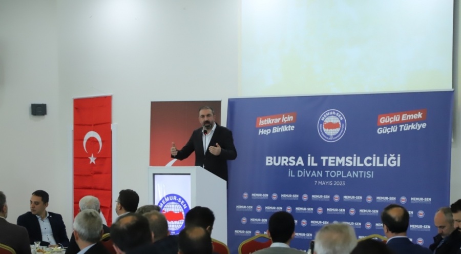 Memur Sen Bursa İl Temsilciliği'nin İl Divan Toplantısı gerçekleştirildi