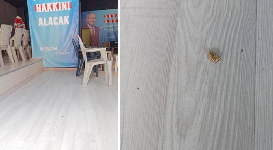CHP'nin Şanlıurfa'daki seçim ofisine mermi atıldı!